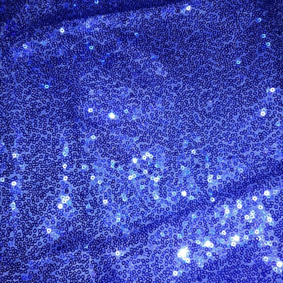 Christmas Tree Skirt, Sequins Tree Skirt for Xmas Tree, Royal Blue - 39.4 inches - Picture 5 of 5